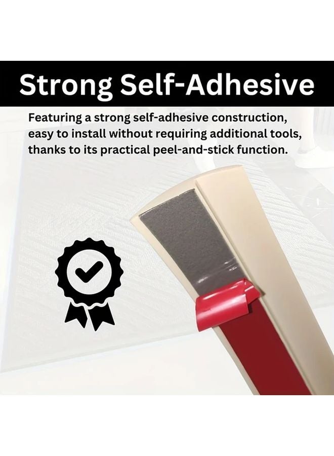 شريط انتقال أرضيات بلوط أصفر للحبوب للسجاد والأرضيات الصلبة من الفينيل - Image 3