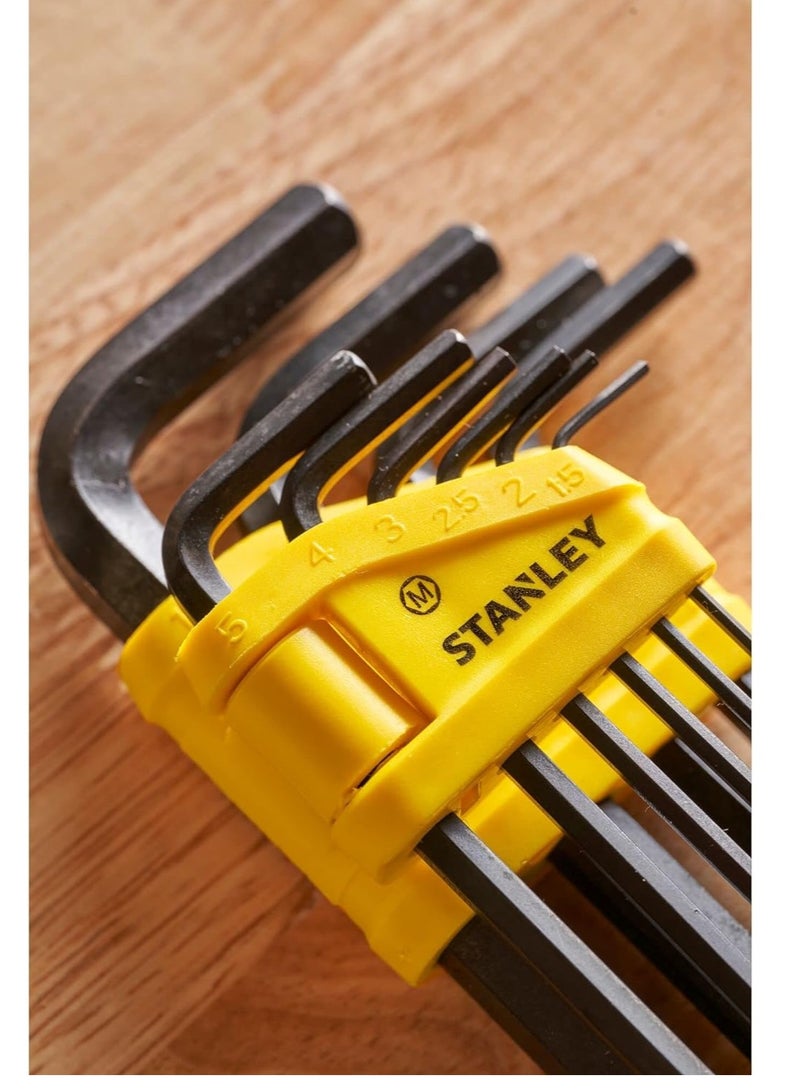 10 Piece Metric Hex Key Set 1.5-10Mm-0-69-253