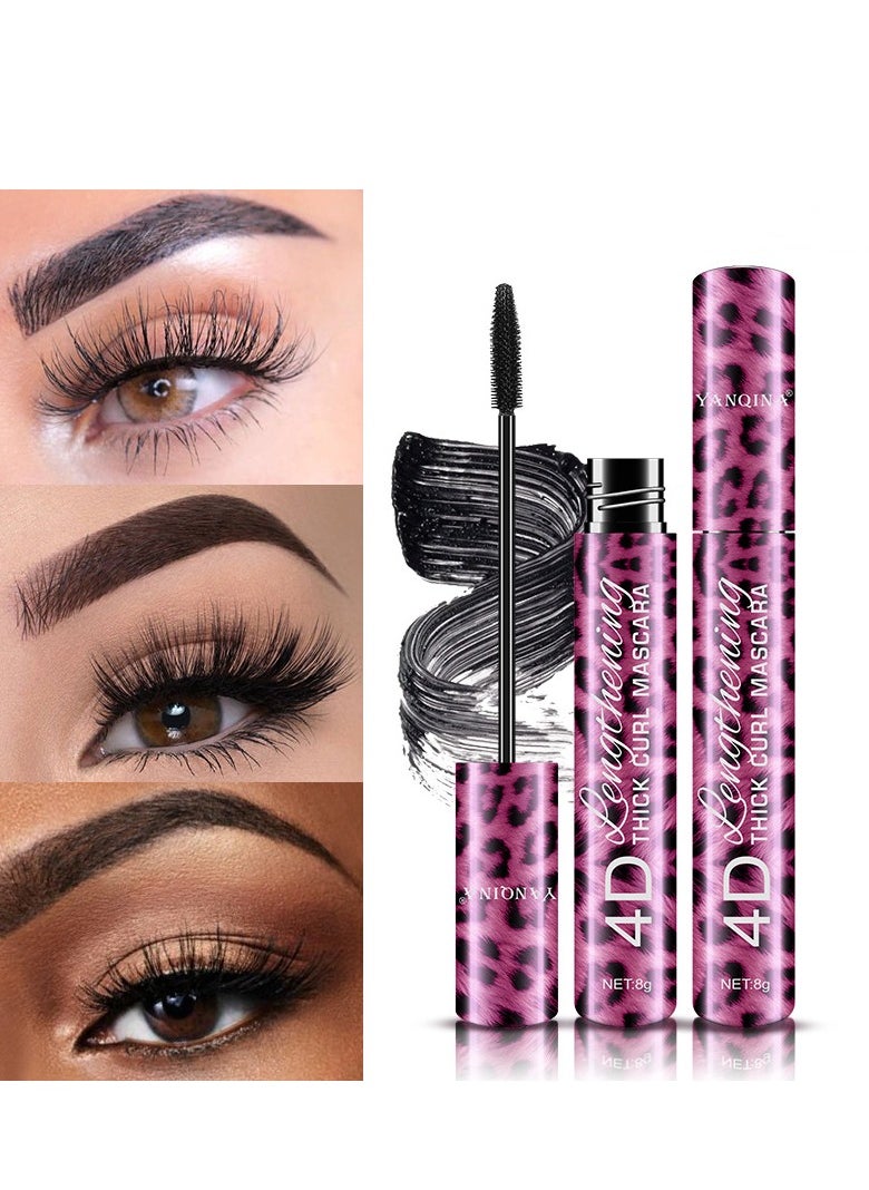 Mascara eyeliner all in one set long lasting waterproof eyeliner mascara duo creates voluminous lashes perfect eyeliner