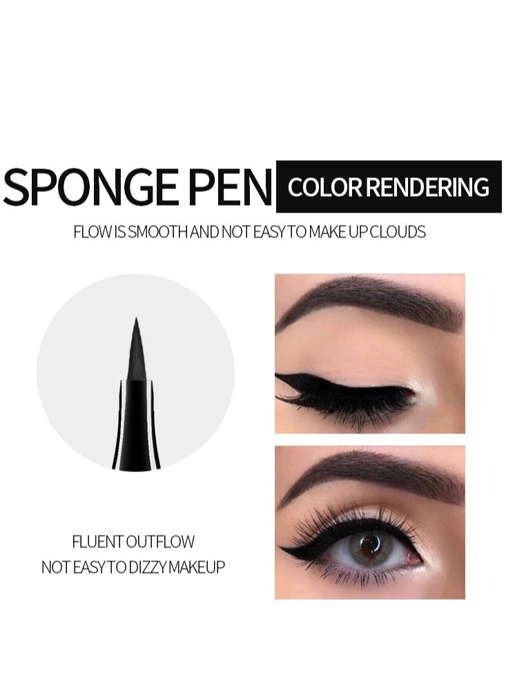 Mascara eyeliner all in one set long lasting waterproof eyeliner mascara duo creates voluminous lashes perfect eyeliner