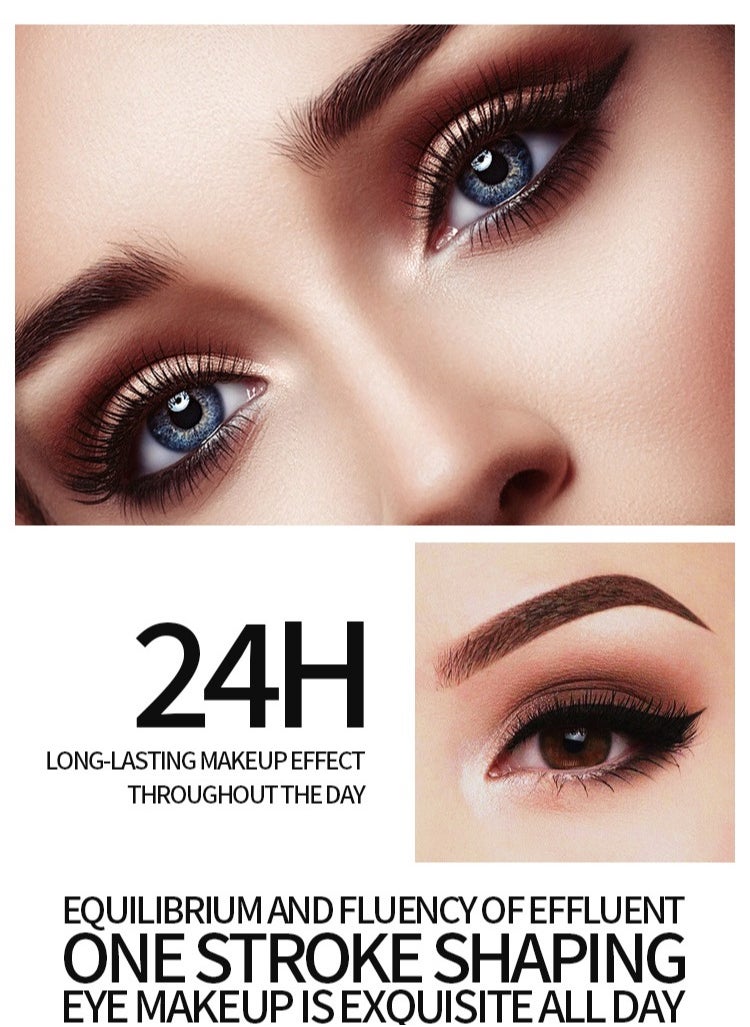Mascara eyeliner all in one set long lasting waterproof eyeliner mascara duo creates voluminous lashes perfect eyeliner
