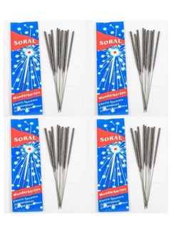 SORAL Spark Stars Night (40 Sticks 4 Boxes 10 Sticks Each Box) Spark Candles  - Image 1