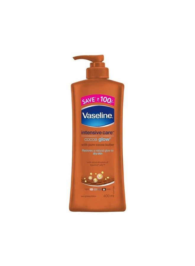 Vaseline Intensive Care Body Lotion Cocoa Glow 400Ml Bottle - Image 2