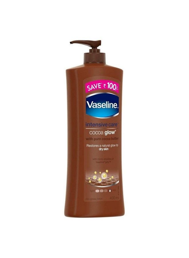 Vaseline Intensive Care Body Lotion Cocoa Glow 400Ml Bottle - Image 3