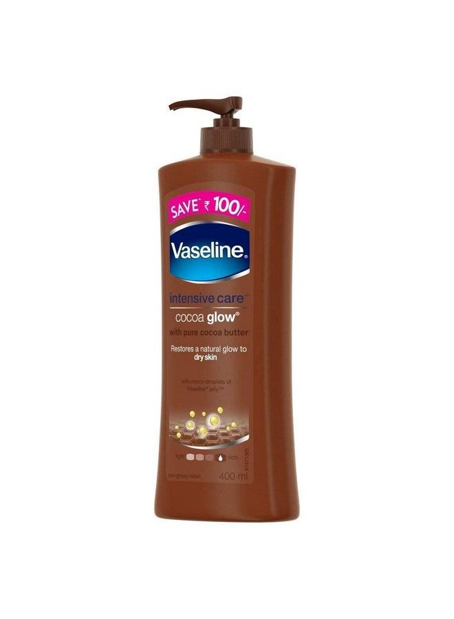 Vaseline Intensive Care Body Lotion Cocoa Glow 400Ml Bottle - Image 4