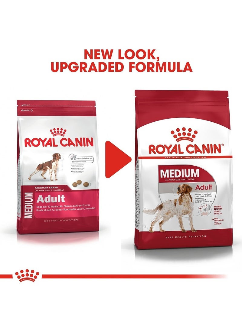 ROYAL CANIN Royal Canin Medium Adult Dog Food | Dry Food for Medium Dogs 11-25 KG | Supports Digestibility, Immunity, & Healthy Skin 4 KG - Image 5