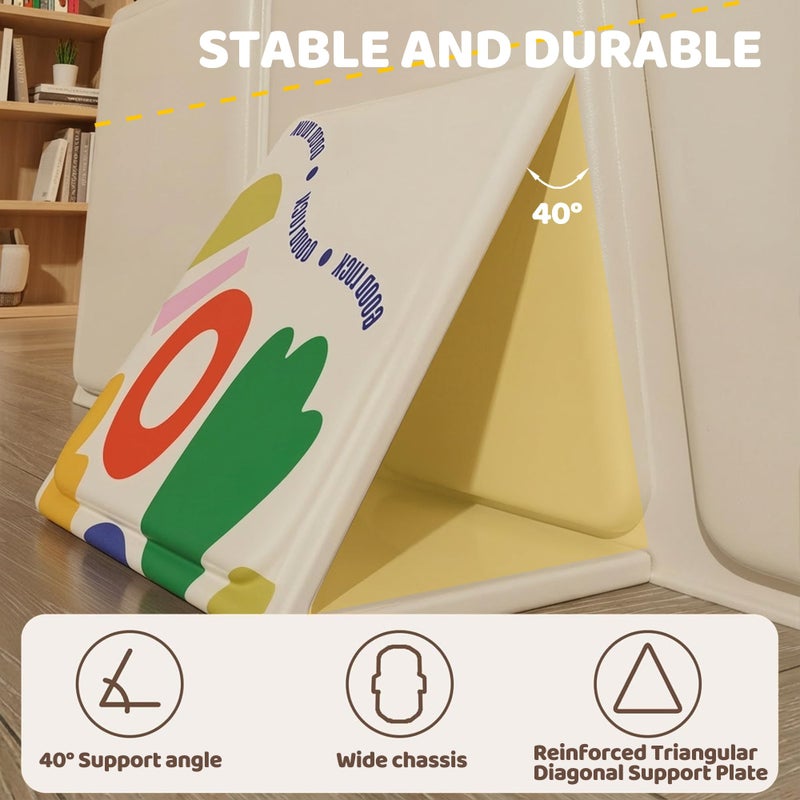 Wanchouse Collapsible Baby Bathtub for Newborn to Toddler, Foldable Toddler Bathtub with Drain Plug, Non-Slip Portable Infant Bath Tub for Travel, Storage & Outdoor Use, Beige - Image 4
