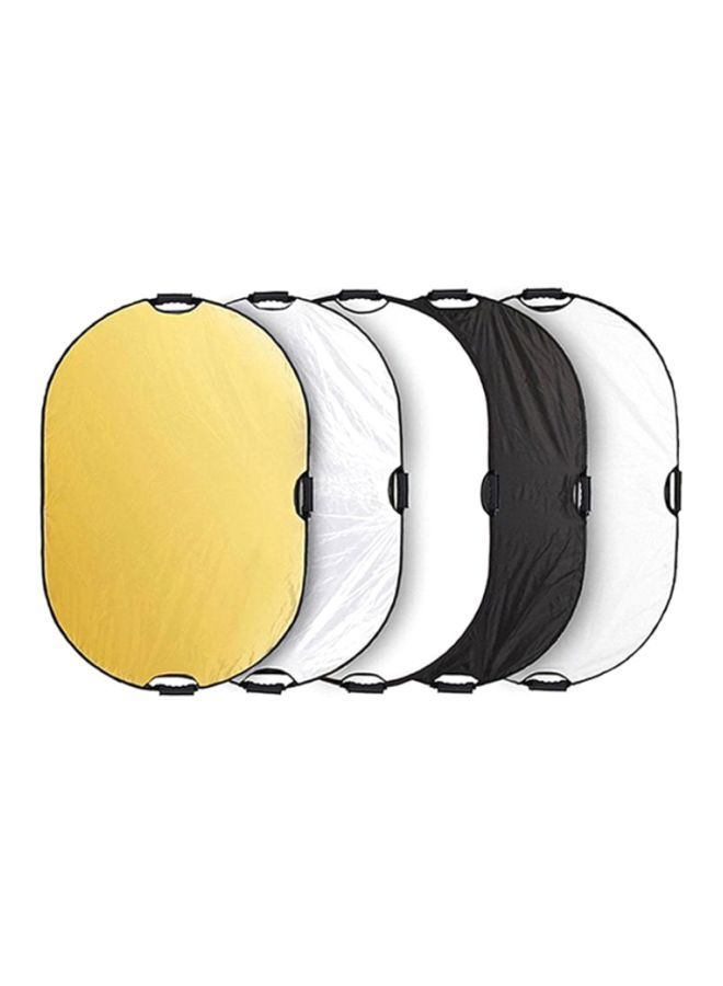 NIBEMINENT 5-In-1 Multi-Disc Portable Photography Studio Video Light Reflector White/Yellow/Black  - Image 1