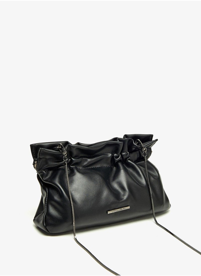 Flora Bella - Solid Crossbody Bag with Detachable Strap and Cinch Closure - Image 1