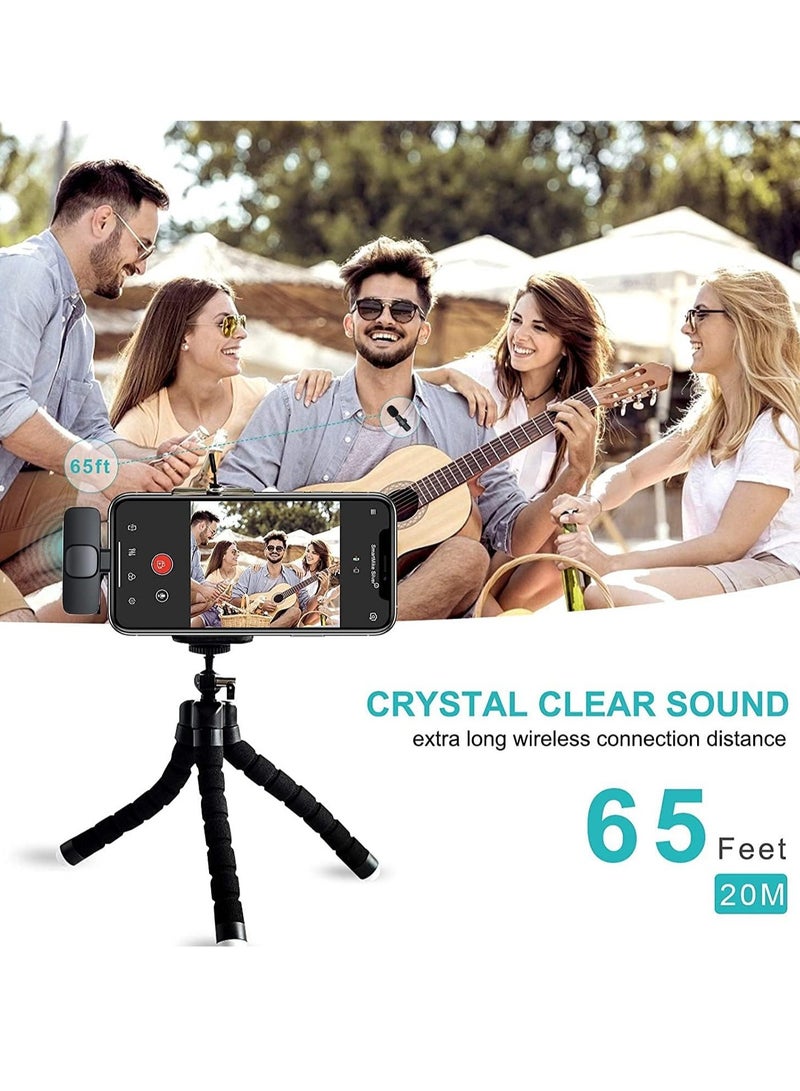 ELTRAZONE Wireless Microphone for iPhone iPad Mini Mic for YouTube Facebook Live Stream TikTok Vlog Zoom Video Recording - Noise Reduction/No APP & Bluetooth Needed (Lightning) - Image 5
