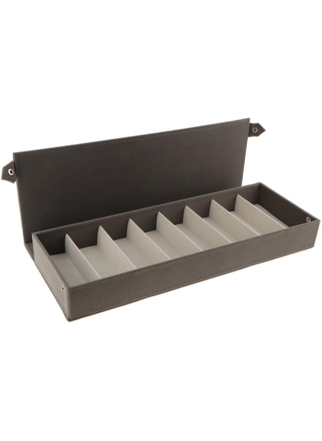 silvercnc 8 Grids Suede Sunglasses Glasses Storage Display Box  - Image 4