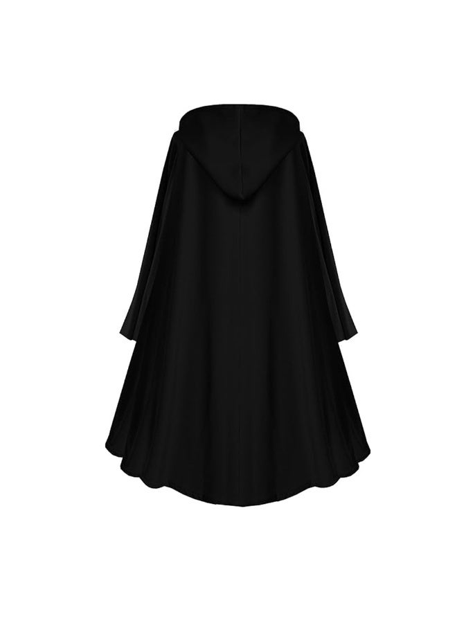 Hooded cape for Halloween Costume Cosplay Cloak - Image 2