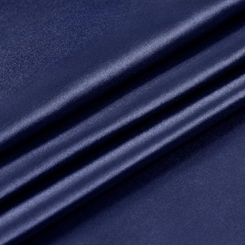 MLMW Dark Blue Shawl Wraps for Women Evening Dresses Satin Formal Shawl Wraps Dressy Extra Long for Wedding Party Bridesmaid Bridal Shower Baby Shower - Image 3