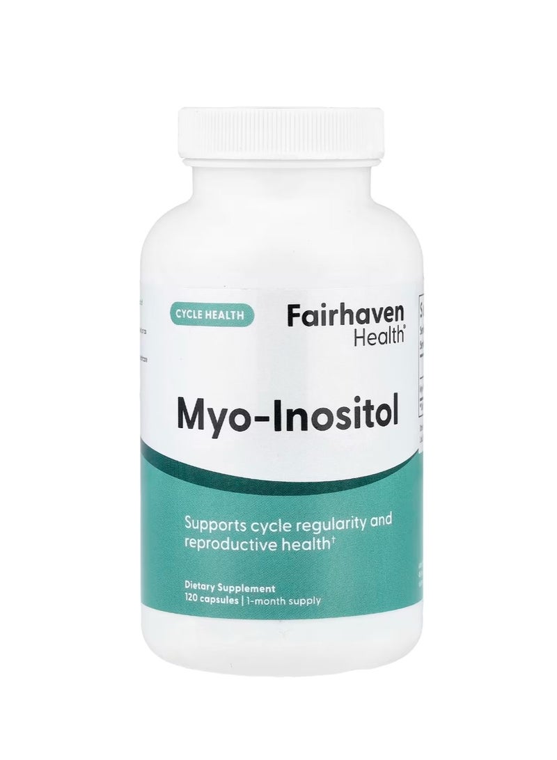 فايرهايفن هيلث ميو-إينوزيتول 120 كبسولة (500 مجم لكل كبسولة) - Image 1