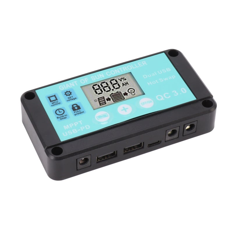 Solar Charge Controller Dual USB Output Fast Charging Solar Panel Regulator 12V/24V for Household Industry 50A - Image 5