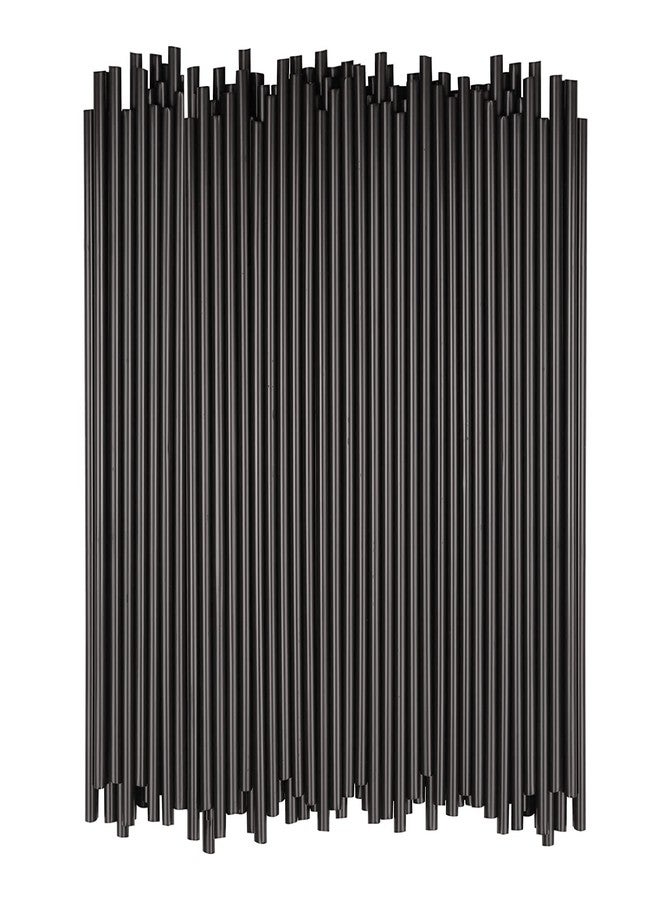 Armrouns 100 Pack Plastic Straws, 10 inch Long Disposable Straw individually wrapped. (10 inch) - Image 1