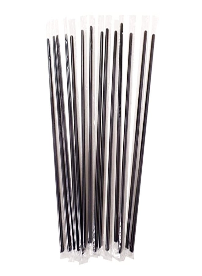 Armrouns 100 Pack Plastic Straws, 10 inch Long Disposable Straw individually wrapped. (10 inch) - Image 2