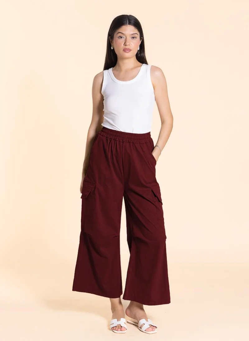 SHAPES JOGGER WAIST CARGO TROUSERS