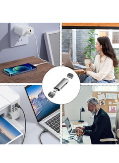 Angmei Memory Card Type C3.0 High Speed ​​OTG Card Reader Aluminum Alloy Mobile Phone Computer Tablet SD Card TF Card U Disk USB Hub Card Reader - 6-in-1 Versatile High-Speed ​​USB Card Adapter with Card Reader Flash Card Reader | Multifunctional Type C Card Reader | Type C Card Adapter for Phones Tablets Computers  - Image 5