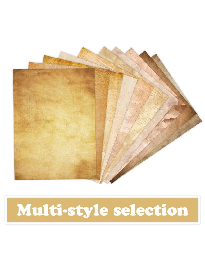 Capstro Vintage Printing Paper Set – 50 Sheets Double Sided Retro Letter Writing Paper, A4 Decorative Scrapbook & Journaling Paper for DIY Crafts, Invitations & Creative Stationery - Image 5