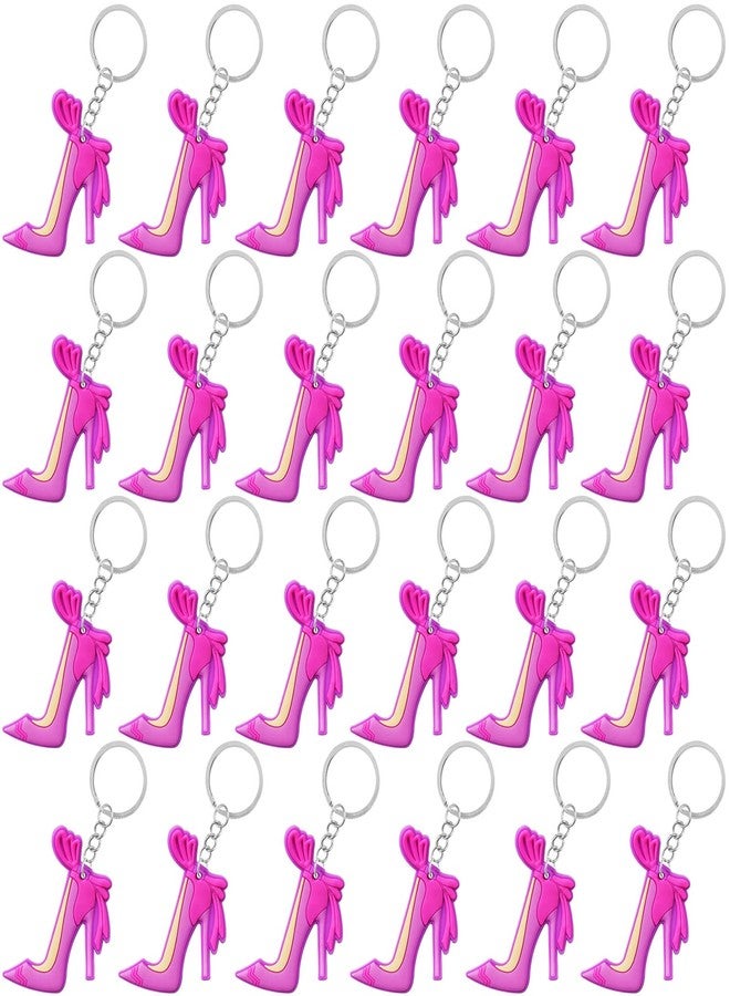 CiciBear 24 Pack Pink High Heel Party Decorations for Baby Shower, Kids Birthday, Girls Makeup Party, Bachelor, Engagement,Wedding,Bridal Shower, Gender Reveal - Image 1
