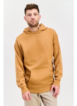Puma x Select Men Sportswear Fit Embroidered Logo Outdoor Hoodies, Brown  - Image 1