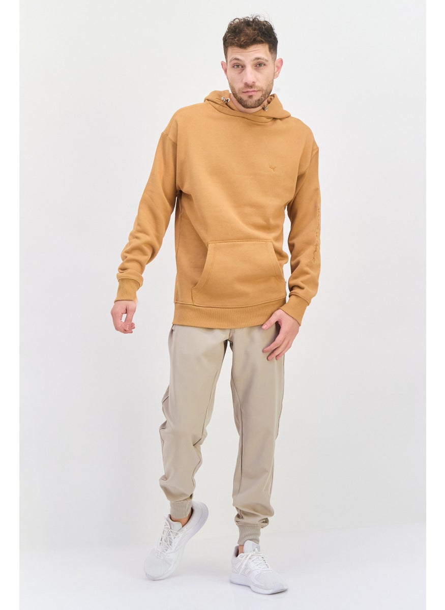 Puma x Select - Men Sportswear Fit Embroidered Logo Outdoor Hoodies, Brown - Image 1