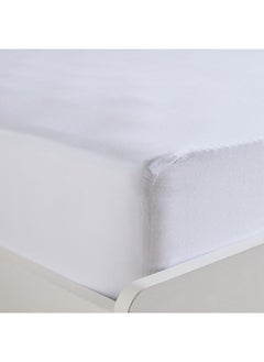 Home Box Essential Cotton Super King Fitted Sheet 200 X 200 X 36 Cm  - Image 1