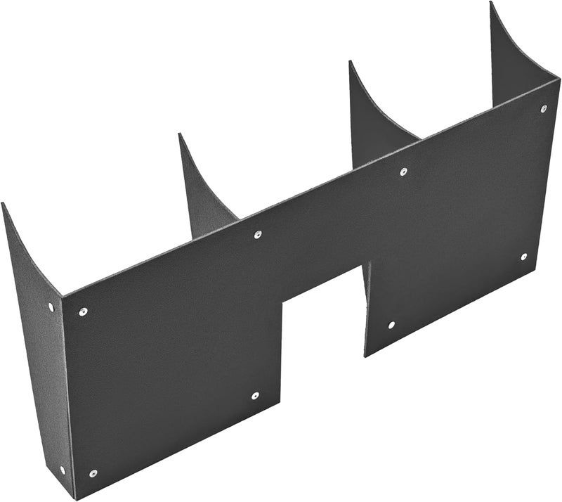 HECASA Rear Bumper Diffuser for 2012-2015 Honda Civic - Black Plastic ABS - Image 2