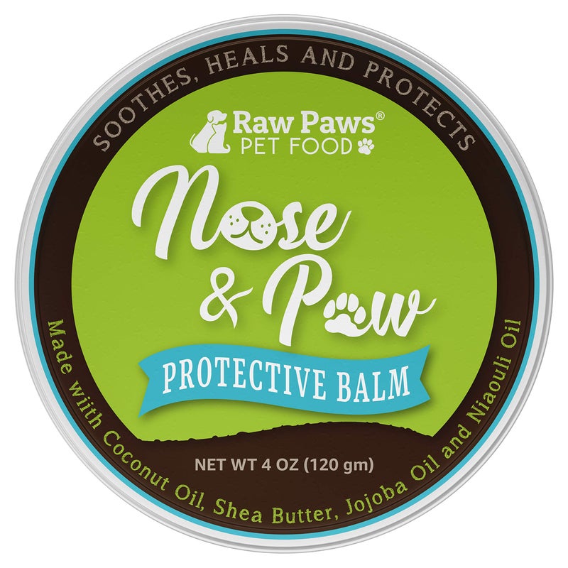 Raw Paws Nose & Paw Balm - Value Size - (4-Ounce) - Dog Nose Balm & Cat Nose Relief - Frenchie, English Bulldog - Snout Soother for Dogs & Cats - Dog Nose Butter Dogs Need - Nose Balm Natural - Image 2