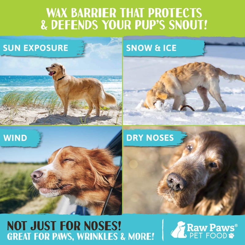 Raw Paws Nose & Paw Balm - Value Size - (4-Ounce) - Dog Nose Balm & Cat Nose Relief - Frenchie, English Bulldog - Snout Soother for Dogs & Cats - Dog Nose Butter Dogs Need - Nose Balm Natural - Image 5