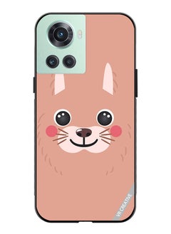 VR CREATIVE Protective Case Cover For OnePlus 10R Lama Cartoon Face Design Multicolour  - Image 1