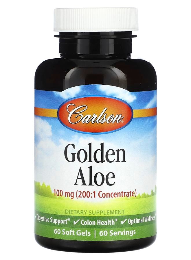 Golden Aloe  100 mg  60 Soft Gels