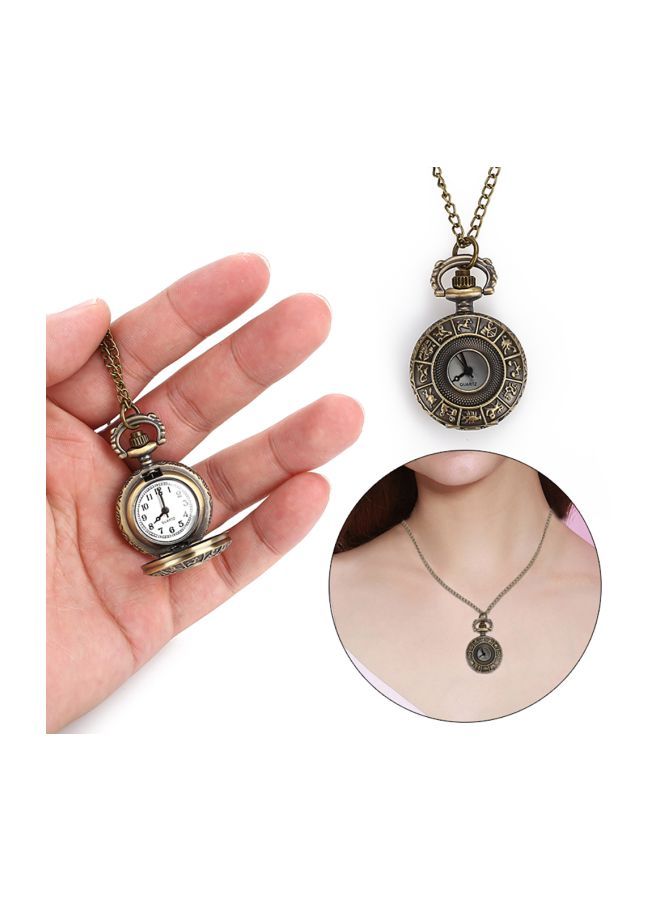 NIBEMINENT Women's Retro Twelve Constellations Pocket Watch 411106 - Image 2