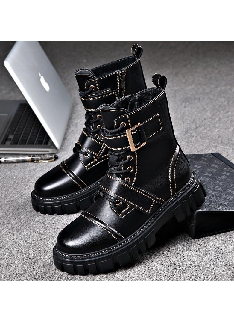 KUYING - New Fashion Men's Martin Boots - Image 1
