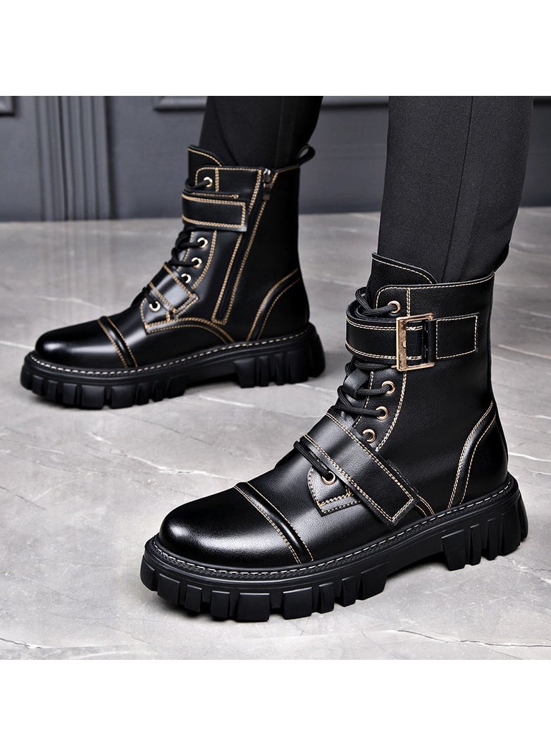 KUYING - New Fashion Men's Martin Boots - Image 1
