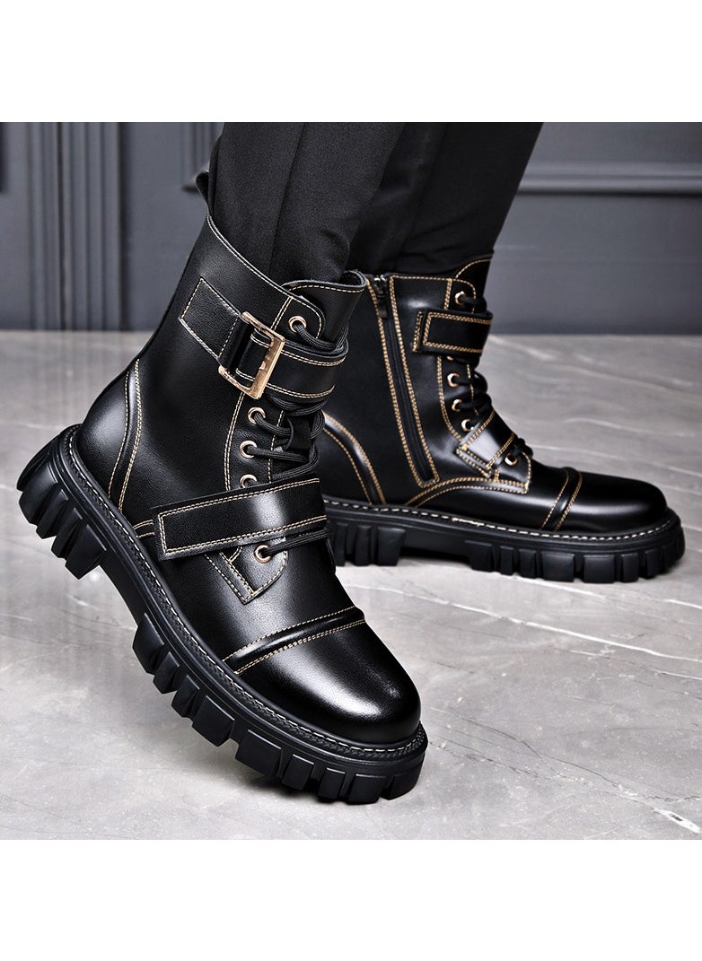KUYING - New Fashion Men's Martin Boots - Image 1