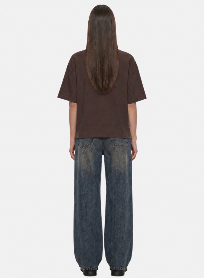 CTRL Initials Boxy Fit T-shirt - Women - Image 2