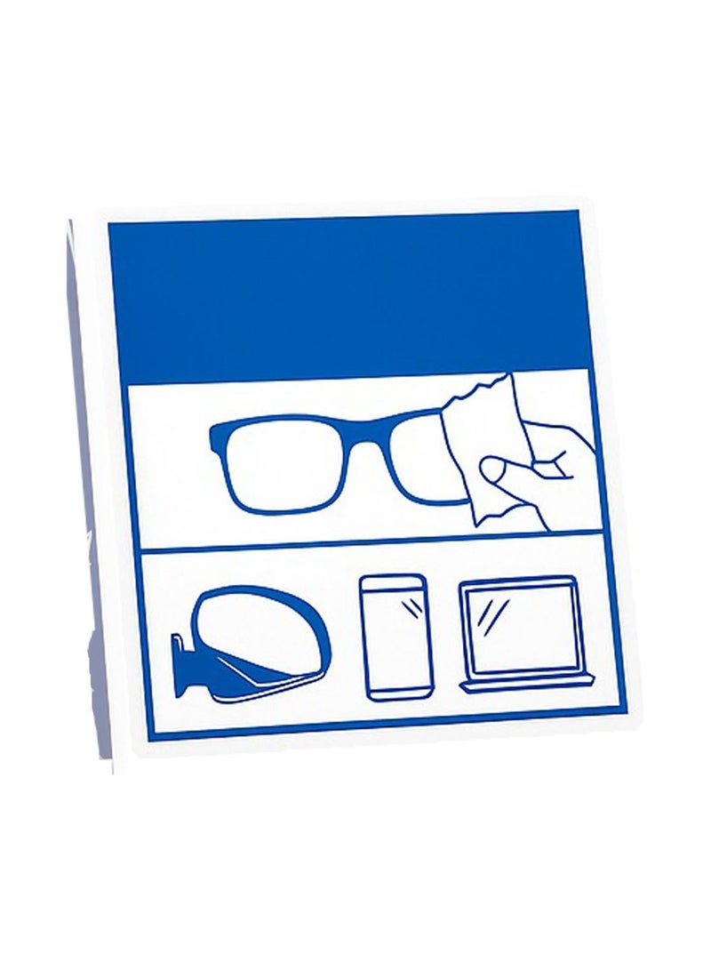 مناديل تنظيف العدسات المضادة للضباب، مبللة مسبقًا ومغلفة بشكل فردي،  المضادة للضباب مع قطعة قماش من الألياف الدقيقة لتنظيف النظارات وعدسات الكاميرا-176 - Image 3