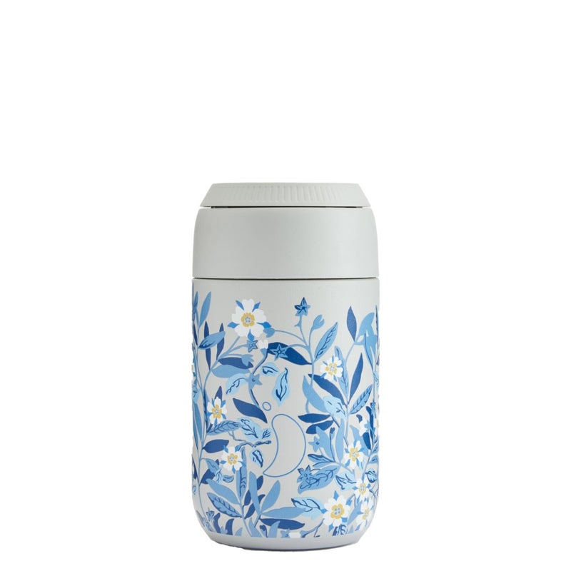 Chilly's | Coffee Cup | Series 2 | Liberty | Brighton Blossom | 340ml | Granite Grey - Image 1