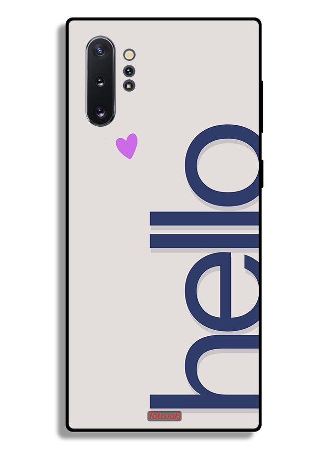 Tolwak Samsung Galaxy Note 10 Plus 4G Protective Case Cover Hello - Image 2