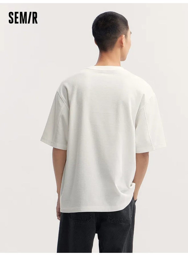 سيمير تيشيرت بلون موحد للرجال - Image 3