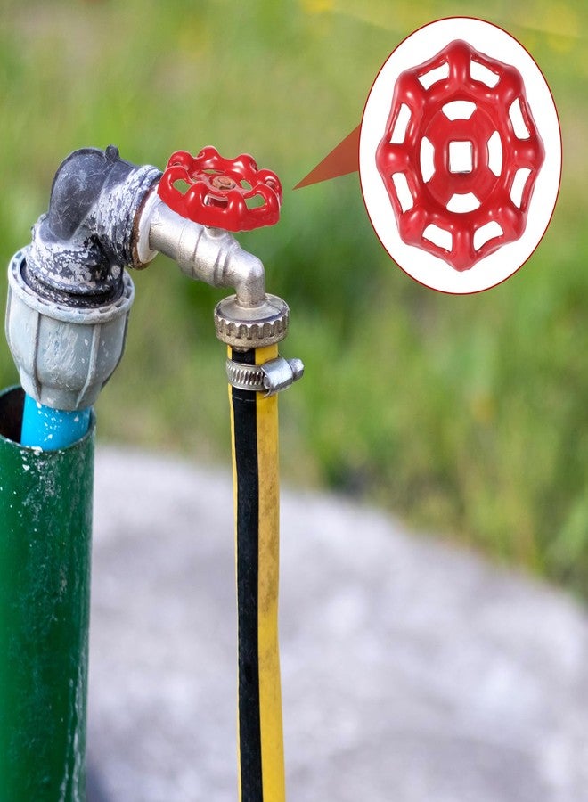 YQQYG مقبضان صنبور خارجيان من YQQYG، مقبض صنبور مقاوم للصدأ بفتحة ساق مربعة، بديل لمقبض الصنبور للحديقة والحمام في الهواء الطلق - Image 5