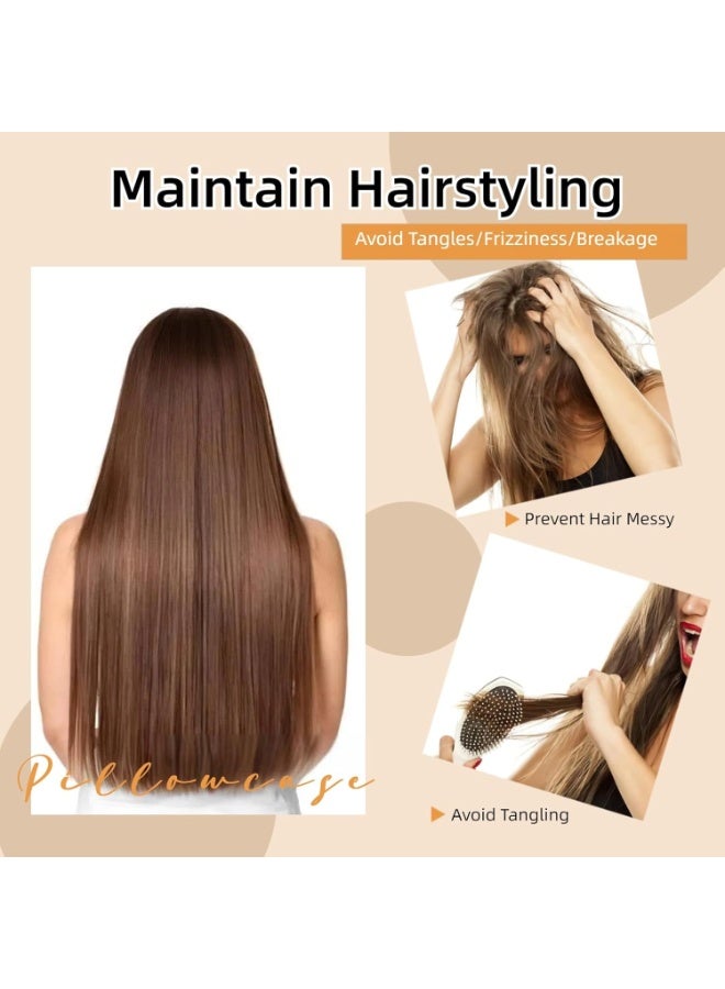 M MIAOYAN 100% Pure Mulberry Silk Pillowcase 48*72cm, Silver Grey Silky Breathable Pillow Case, Soft and Comfortable for Hair and Skin with Flanged Design Pillowcase - Image 3