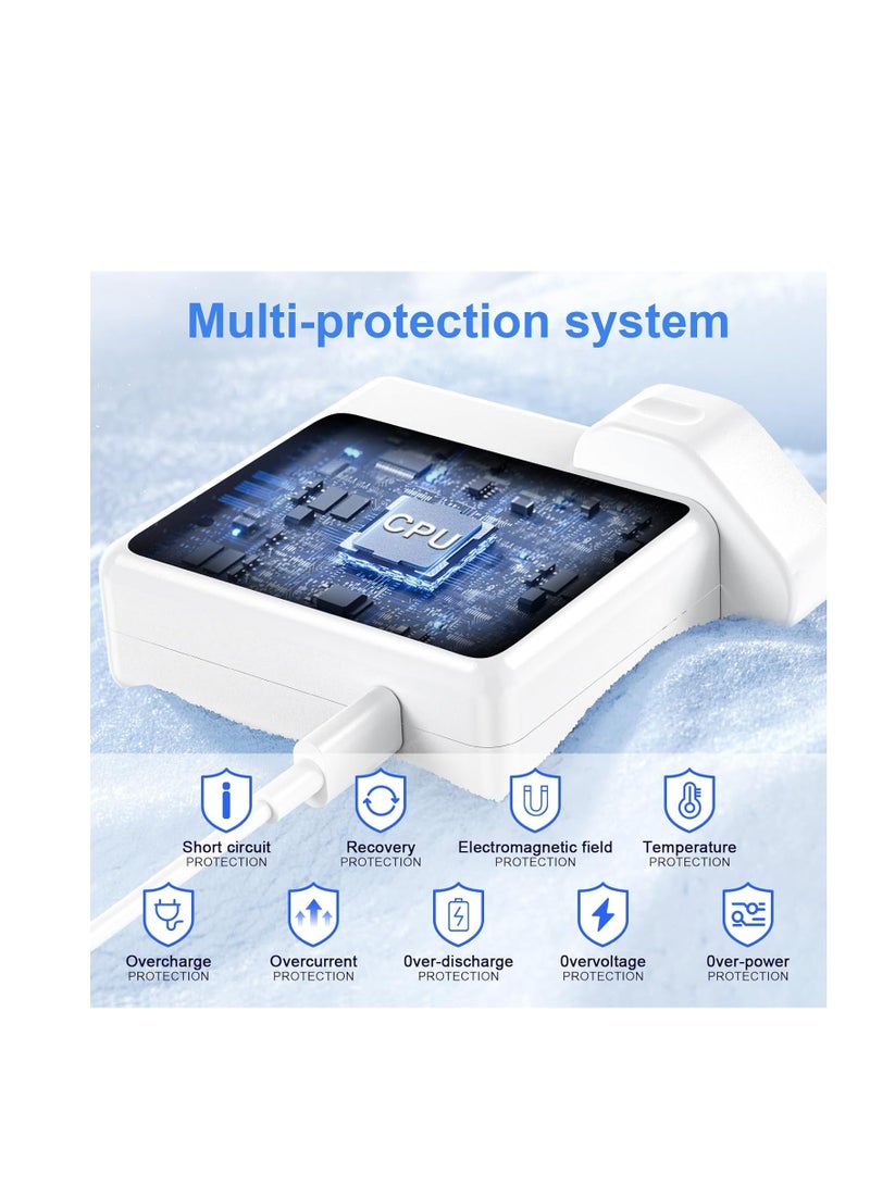 Terabyte 96W USB C Macbook Charger for MacBook Pro 13/14/16 inch 2024-2020, MacBook Air 13/15 inch 2024-2019, iPad Pro/Air 13 12.9 11 inch and More Type-C Power Adapter Charging Replacement - Image 5