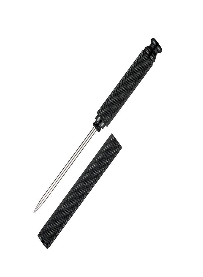 FANYUN Stainless Steel Ice Pick with Safety Cover, Pick Tool for Breaking Ice, Non-slip Antiskid Handle for Easy to Grip (Black) - Image 3