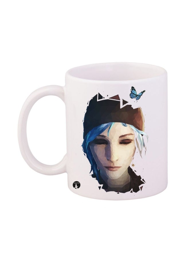 RYN Life Is Strange-The Video Game Printed Mug White/Blue/Brown 11ounce