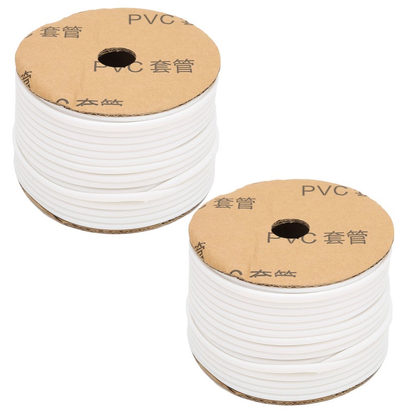 PVC Casing Tube - Glossy Corrosion-Resistant PVC Material - Internal Tooth Design for Secure Fixation - Marker for Cable Connection and Safe Operation for Flexible and Hard Wire - Image 1