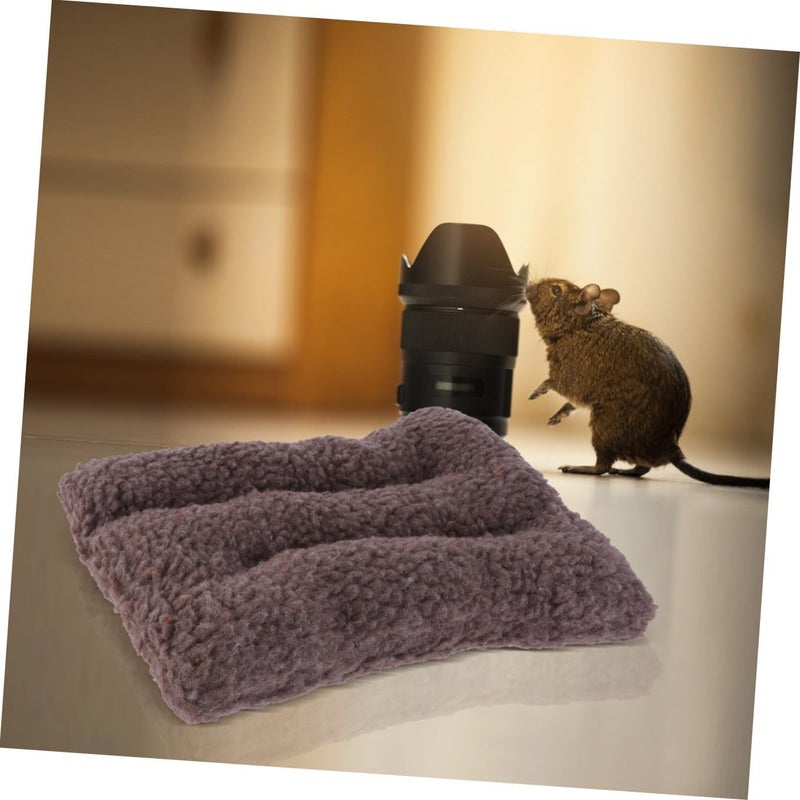 HANABASS Comfortable Pet Hamster Bed Cushion Pad for Small Pets Soft Design for Sleeping and Playing Random Color Pattern for Travel and Home Use - Image 4