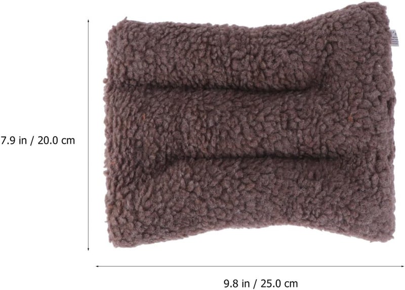 HANABASS Comfortable Pet Hamster Bed Cushion Pad for Small Pets Soft Design for Sleeping and Playing Random Color Pattern for Travel and Home Use - Image 2